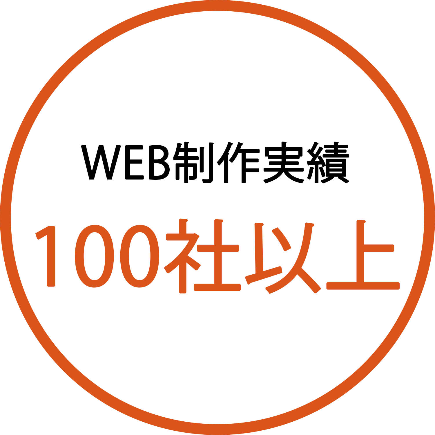 WEB制作実績100社以上